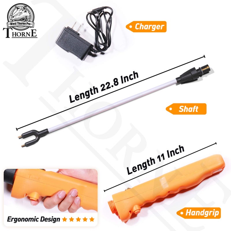 West Thorne Pro Livestock Prod, Waterproof Cattle Prod Stick with LED Light, Livestock Prod for Modern Livestock Management(33.8in) - Image 3